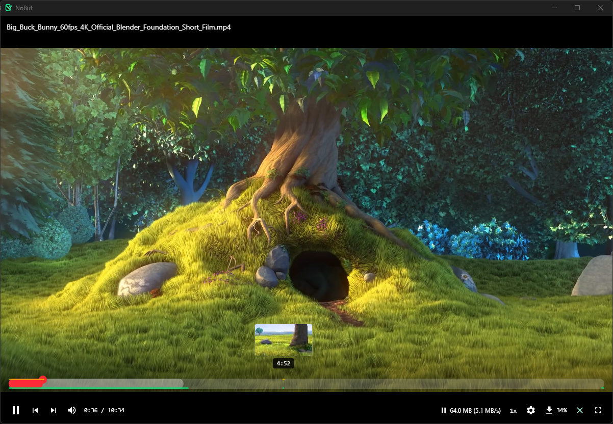 NoBuf — Video Preview Thumbnails